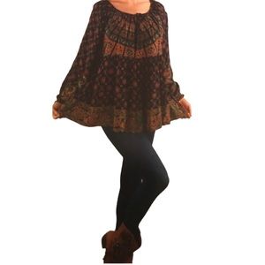 Sacred Threads Onesize Blouse.   219665.  CL/GY01